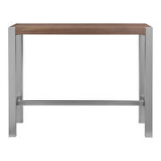 Modern counter table walnut by Moe's Home Collection additional picture 4