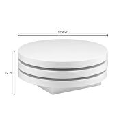 Modern coffee table white by Moe's Home Collection additional picture 2