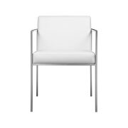 Contemporary arm chair white-m2 additional photo 2 of 4