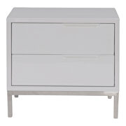 Modern side table white by Moe's Home Collection additional picture 2