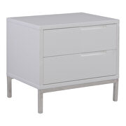 Modern side table white by Moe's Home Collection additional picture 3