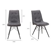 Industrial side chair-m2 by Moe's Home Collection additional picture 2