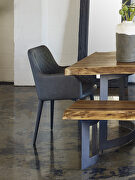 Contemporary dining chair black-m2 additional photo 4 of 6