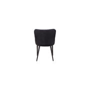 Contemporary dining chair dark gray additional photo 3 of 4