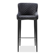 Contemporary counter stool dark gray by Moe's Home Collection additional picture 2