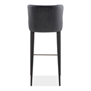 Contemporary counter stool dark gray by Moe's Home Collection additional picture 4