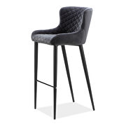 Contemporary counter stool dark gray by Moe's Home Collection additional picture 6