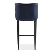 Contemporary barstool dark blue by Moe's Home Collection additional picture 5