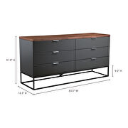 Contemporary low dresser by Moe's Home Collection additional picture 7