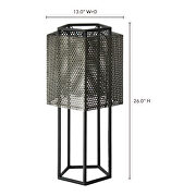 Industrial table lamp black by Moe's Home Collection additional picture 2