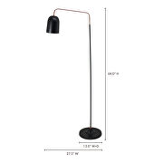 Retro floor lamp by Moe's Home Collection additional picture 2