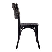 Rustic dining chair antique black-m2 additional photo 4 of 15