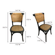 Rustic dining chair-m2 by Moe's Home Collection additional picture 2