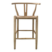 Scandinavian barstool natural by Moe's Home Collection additional picture 2