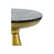 Art deco side table green marble by Moe's Home Collection additional picture 3