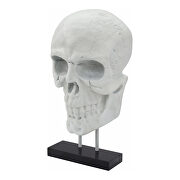 Contemporary skull statue white by Moe's Home Collection additional picture 3
