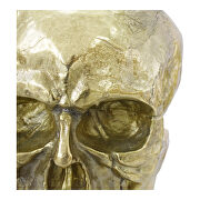 Contemporary skull statue gold by Moe's Home Collection additional picture 2