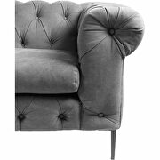 Retro sofa gray additional photo 4 of 7