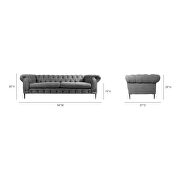 Retro sofa gray by Moe's Home Collection additional picture 8
