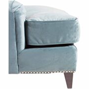 Retro chaise velvet blue by Moe's Home Collection additional picture 8