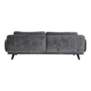 Contemporary sofa dark gray additional photo 5 of 4