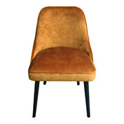 Contemporary dining chair burnt orange-m2 additional photo 4 of 4
