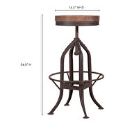 Industrial barstool by Moe's Home Collection additional picture 2