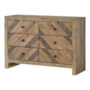 Rustic 6 drawer dresser by Moe's Home Collection additional picture 3