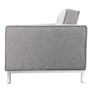 Modern gray sofa bed with a solid wood frame by Moe's Home Collection additional picture 5