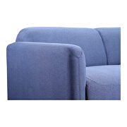 Contemporary sofa blue additional photo 3 of 6