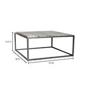 Contemporary marble coffee table by Moe's Home Collection additional picture 2