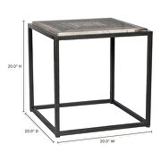 Contemporary marble side table by Moe's Home Collection additional picture 2