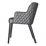 Contemporary dining chair gray additional photo 2 of 4