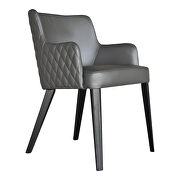Contemporary dining chair gray additional photo 4 of 4