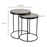 Art deco nesting tables set of 2 by Moe's Home Collection additional picture 2