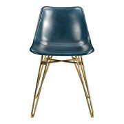 Retro dining chair blue-m2 by Moe's Home Collection additional picture 5