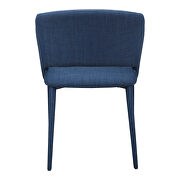 Retro dining chair navy blue additional photo 4 of 6