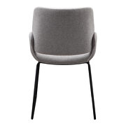 Contemporary dining chair light gray additional photo 3 of 5