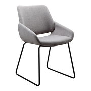 Contemporary dining chair light gray additional photo 5 of 5