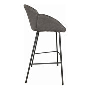Retro barstool dark gray by Moe's Home Collection additional picture 4