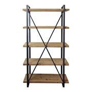 Rustic 5 level shelf natural by Moe's Home Collection additional picture 4