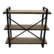 Rustic 3 level shelf natural by Moe's Home Collection additional picture 5