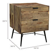 Industrial nightstand by Moe's Home Collection additional picture 2