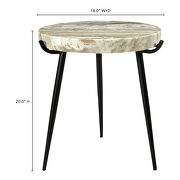Contemporary marble accent table by Moe's Home Collection additional picture 3