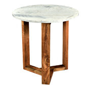 Scandinavian side table brown by Moe's Home Collection additional picture 6