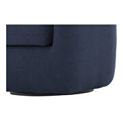 Retro swivel chair midnight blue by Moe's Home Collection additional picture 2
