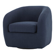 Retro swivel chair midnight blue by Moe's Home Collection additional picture 6