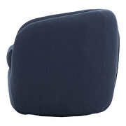 Retro swivel chair midnight blue by Moe's Home Collection additional picture 7