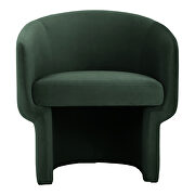 Retro chair dark green additional photo 3 of 7