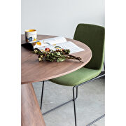Contemporary dining table round walnut by Moe's Home Collection additional picture 4